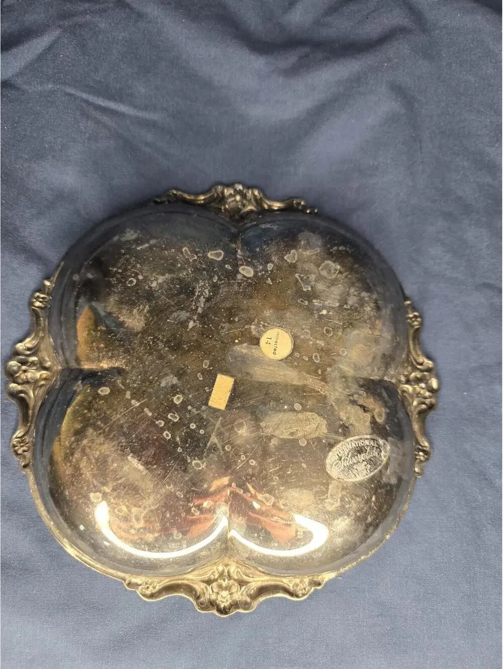 Vintage Silver Plated Candy Dish International Silver Co.